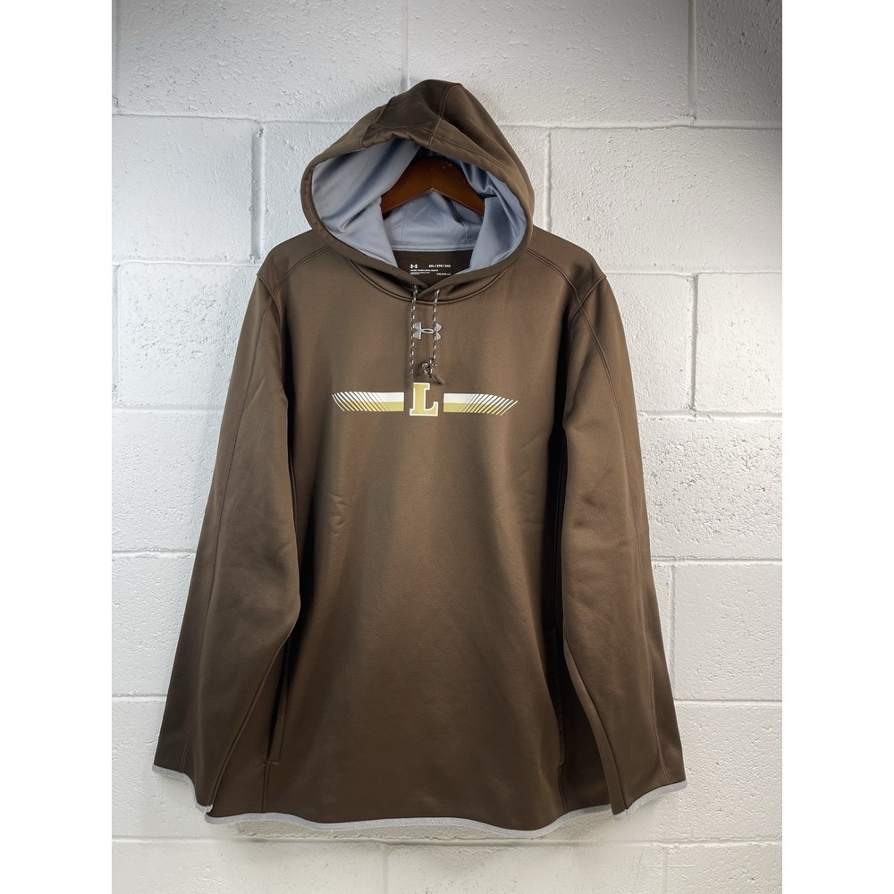 Under Armour‎ Storm Hoodie Mens 2XL  Brown Pullover With Logo